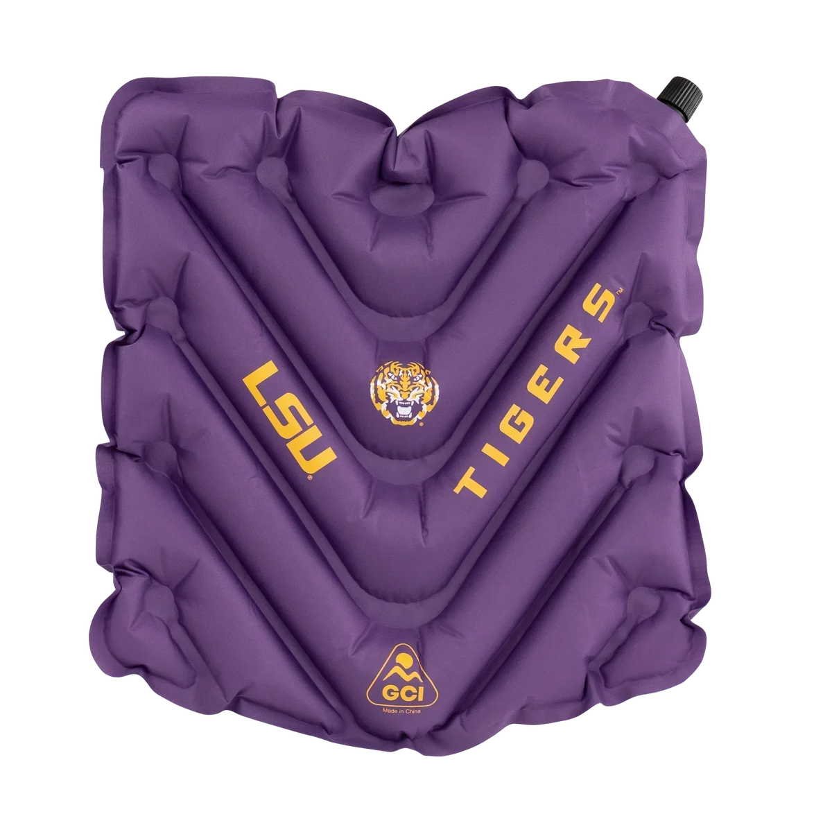 College V Seat™ Inflatable Stadium Cushion - LSU Tigers - Easy Table Setup